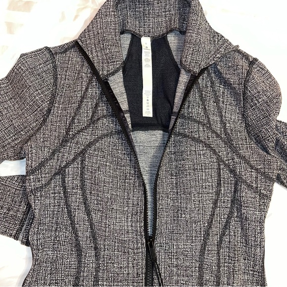 Lululemon Define Zip Up Jacket Coco Pique Black - Picture 8 of 16